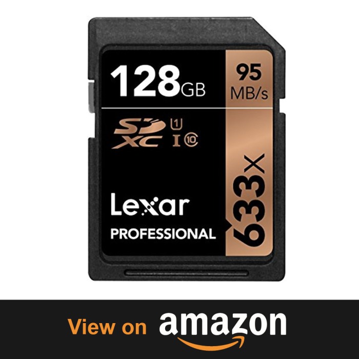 . Lexar Professional 633x 128GB – Classic Performance Top 10 Beasts