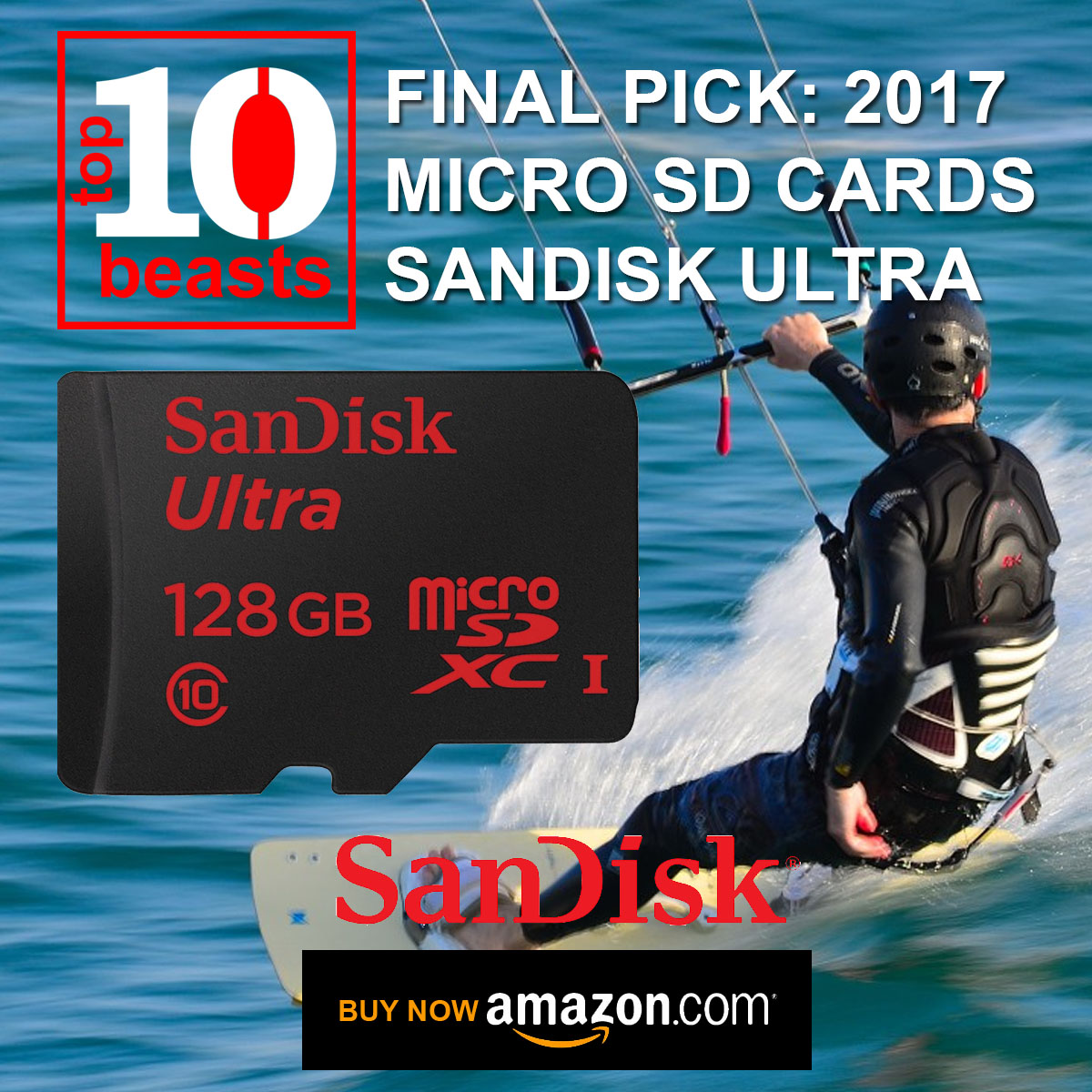 No.1 SanDisk ultra 129m GB Micro SD Best SD & Micro SD Cards 2017: Top 10 Beasts